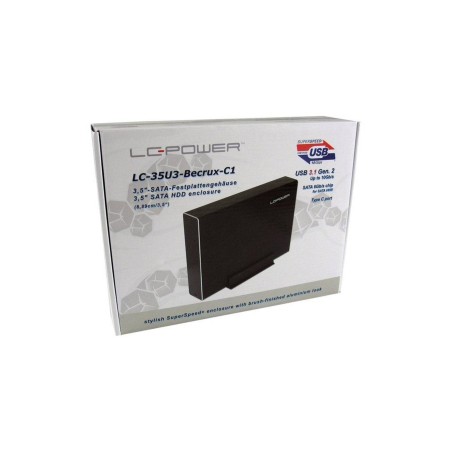 "LC Power External Storage Enclosure USB 3.1 (Gen 2) SATA 6Gb/s - Fast, Reliable & Efficient Data Storage Solution"